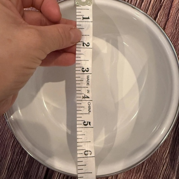 Victoria Silk Flowers Metal Enamel Nesting Bowls Mixing BowL Grandma Cottage VTG - Picture 11 of 11